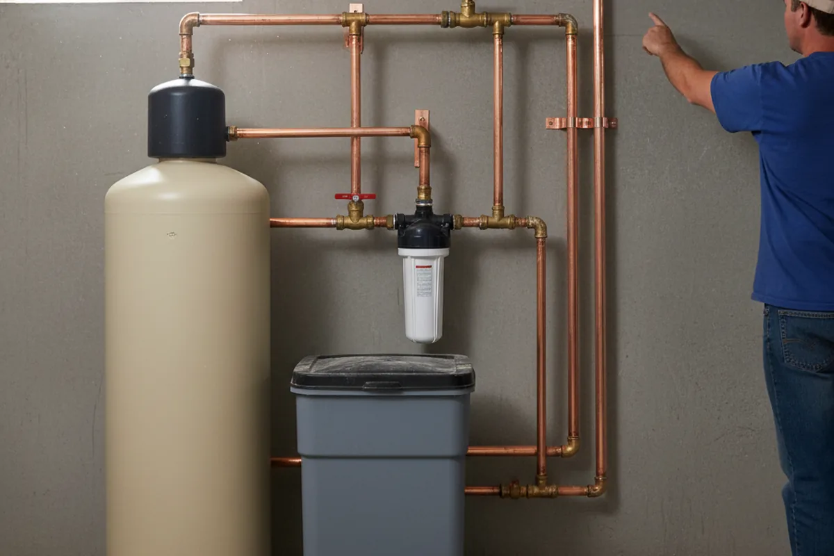 Whole-house water treatment system installed in Joice